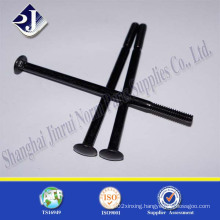 Long Carriage Bolt (Black Zinc Plated SGS)